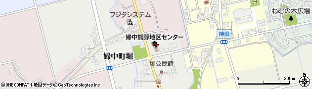 富山市役所地区センター　婦中熊野地区センター周辺の地図
