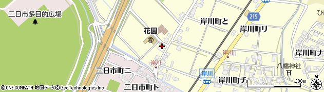 石川県金沢市岸川町（に）周辺の地図