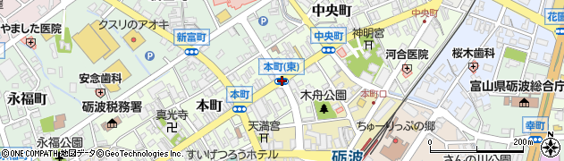本町東周辺の地図