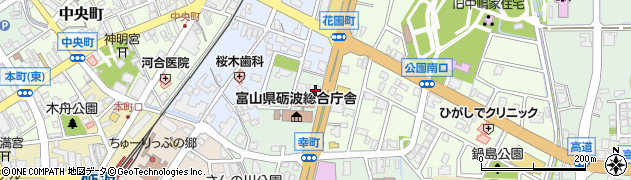 富山銀行砺波チューリップ支店周辺の地図