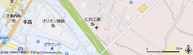 仁科工業株式会社　須坂工場周辺の地図