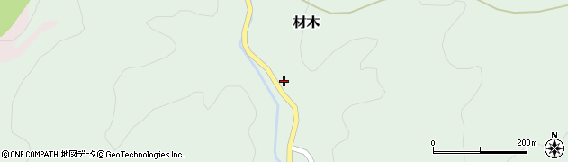 石川県河北郡津幡町材木ヘ周辺の地図