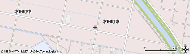石川県金沢市才田町（東）周辺の地図