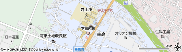 井上地域公民館周辺の地図