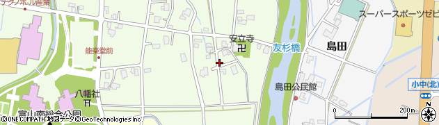 富山県富山市友杉周辺の地図