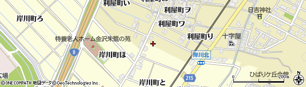 石川県金沢市利屋町り9周辺の地図