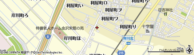 石川県金沢市利屋町り10周辺の地図