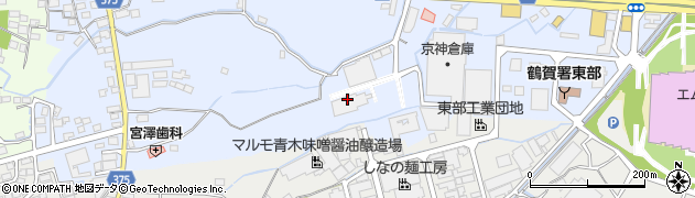 信毎ふれあいネット　長野本社・営業部周辺の地図