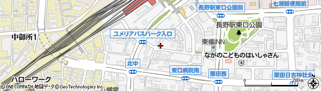 タイムズ長野駅東口第３駐車場周辺の地図