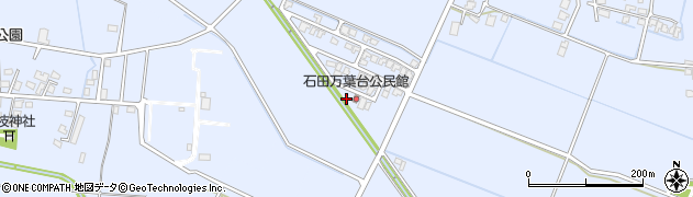 石田万葉台公園周辺の地図