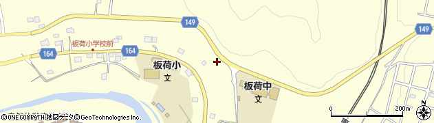 栃木県鹿沼市板荷周辺の地図