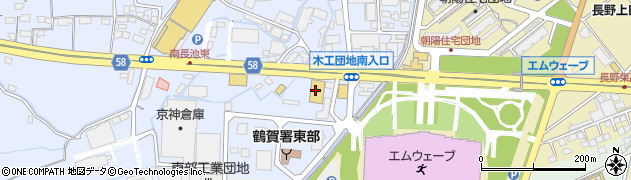 株式会社モトーレン長野周辺の地図