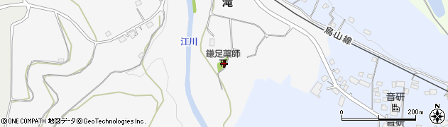 栃木県那須烏山市滝34周辺の地図
