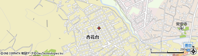 長野県長野市安茂里（杏花台）周辺の地図