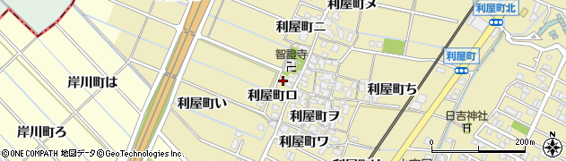 石川県金沢市利屋町ハ2周辺の地図