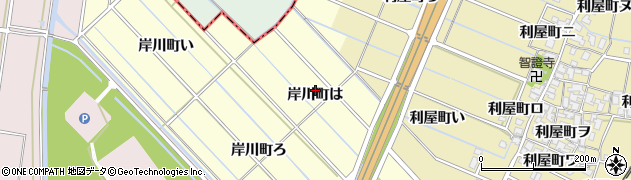 石川県金沢市岸川町（は）周辺の地図