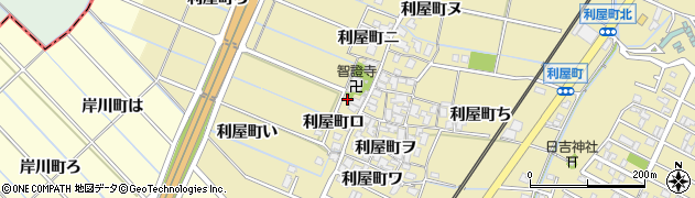 石川県金沢市利屋町ハ3周辺の地図