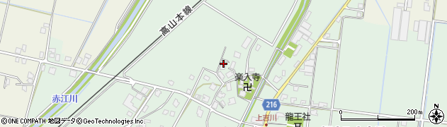 富山県富山市婦中町上吉川周辺の地図