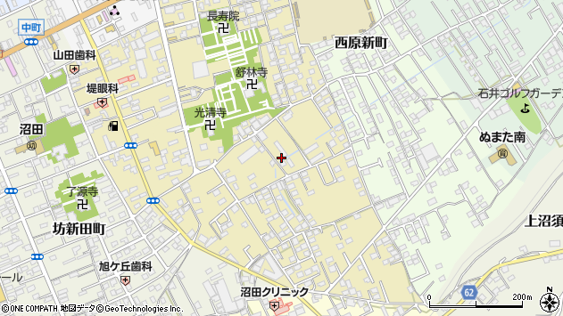 〒378-0045 群馬県沼田市材木町の地図