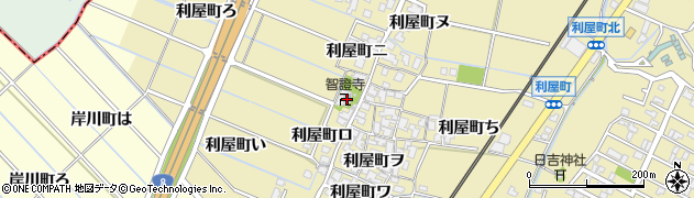 石川県金沢市利屋町ハ周辺の地図