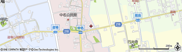 富山県富山市婦中町中名222周辺の地図