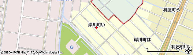 石川県金沢市岸川町（い）周辺の地図