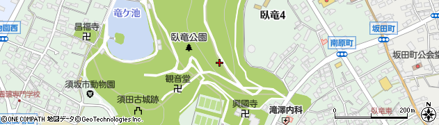 長野県須坂市臥竜周辺の地図