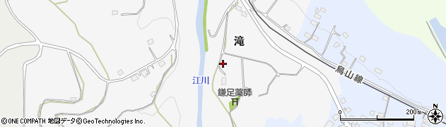 栃木県那須烏山市滝46周辺の地図