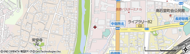 長野県長野市中御所岡田町126周辺の地図