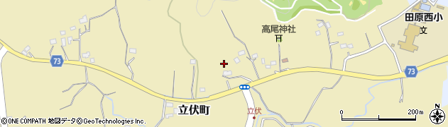 栃木県宇都宮市立伏町周辺の地図