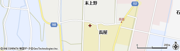 富山県中新川郡立山町長屋2周辺の地図