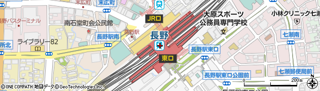 長野駅周辺の地図