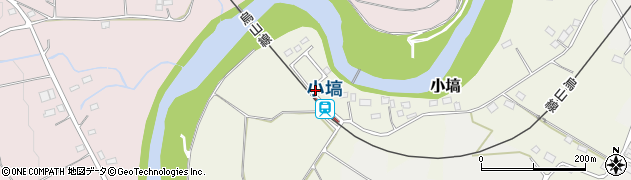 小塙駅周辺の地図