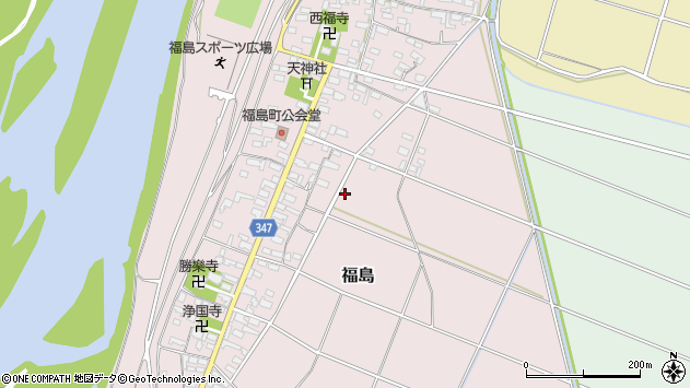〒382-0056 長野県須坂市福島町の地図