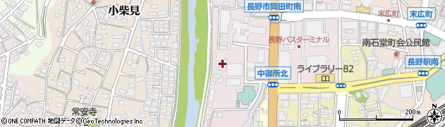 株式会社シーピーユー　長野営業所周辺の地図