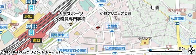 七瀬町公民館周辺の地図