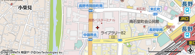 長野県長野市中御所178周辺の地図