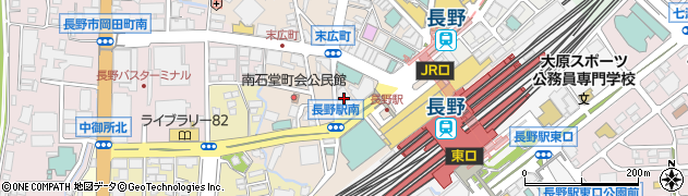 月の宴 長野駅前店周辺の地図
