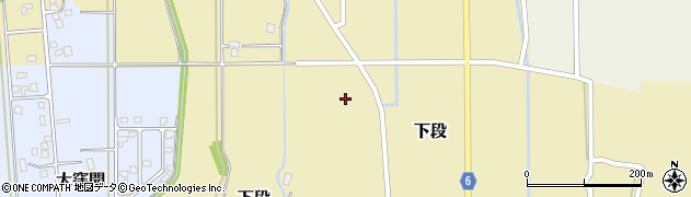 富山県立山町（中新川郡）下段周辺の地図