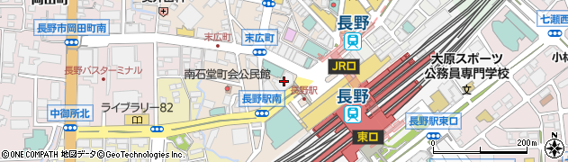 株式会社ミニミニ城西　長野駅前店周辺の地図