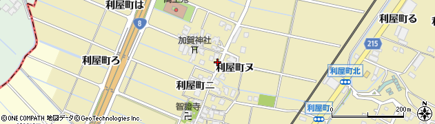 石川県金沢市利屋町は2周辺の地図