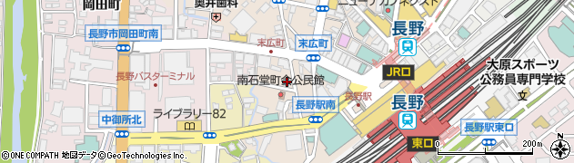 株式会社ヒオキ楽器　長野音楽センター周辺の地図