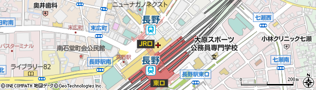 ＪＩＮＳＭＩＤＯＲＩ長野店周辺の地図