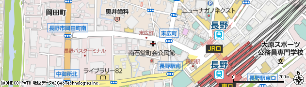 株式会社アプリコット　長野支店周辺の地図