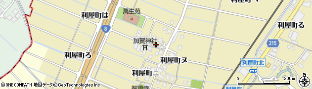 石川県金沢市利屋町（ホ）周辺の地図