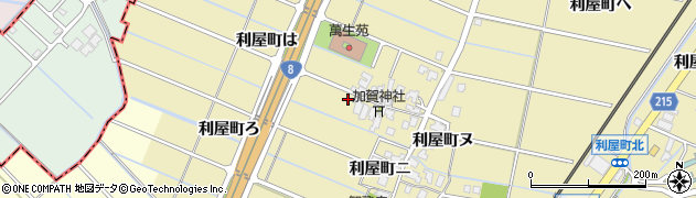 石川県金沢市利屋町は7周辺の地図