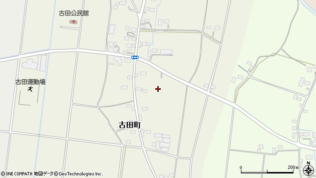 〒329-1108 栃木県宇都宮市古田町の地図