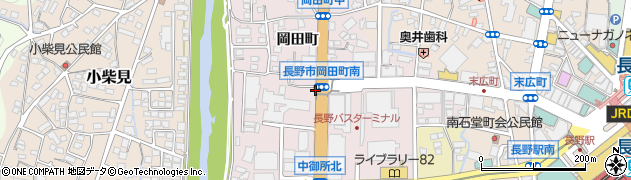 長野県長野市中御所189周辺の地図