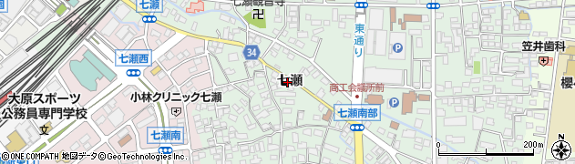 長野県長野市鶴賀（七瀬）周辺の地図