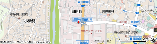 長野県長野市中御所172周辺の地図